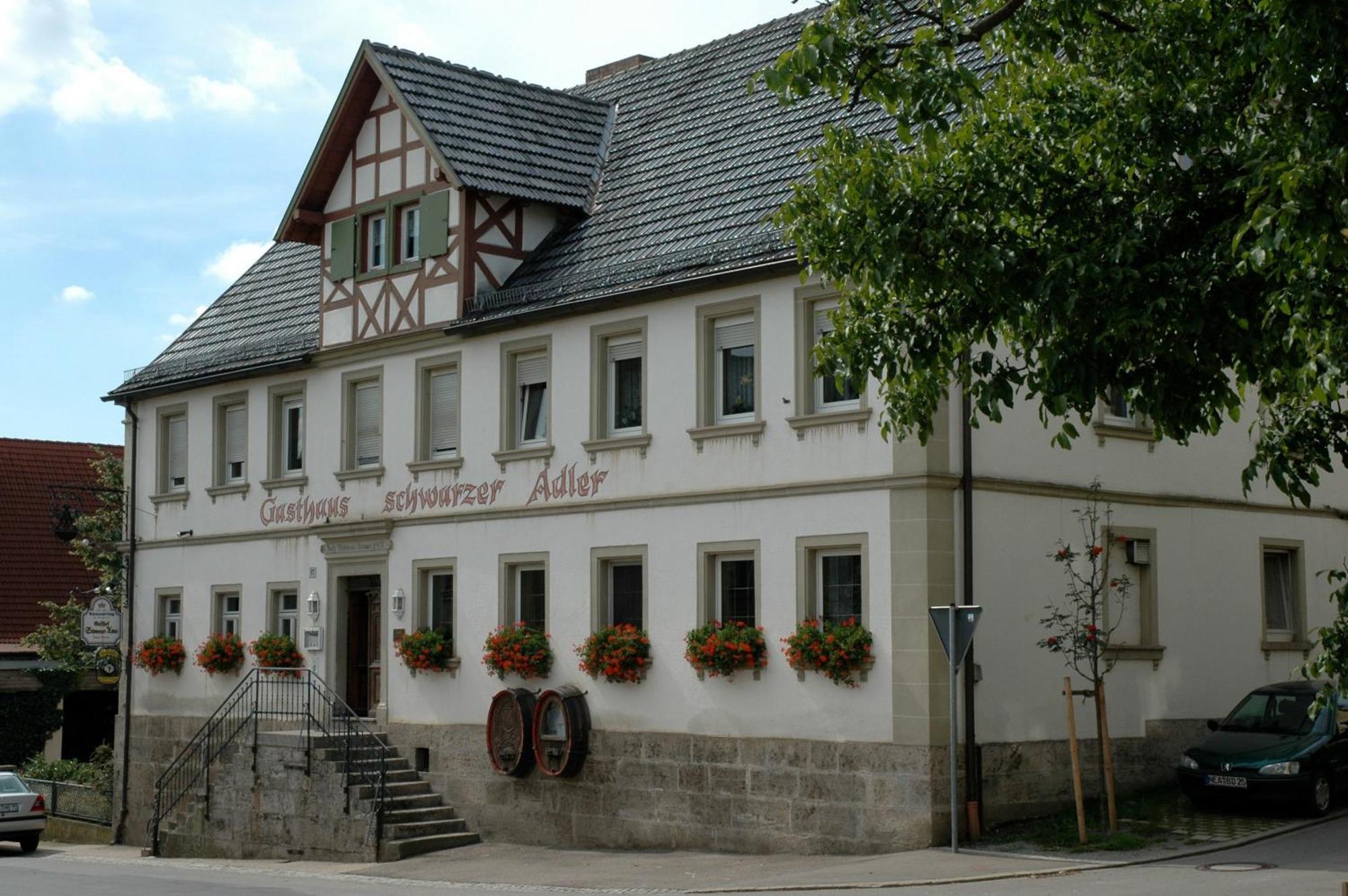 Landgasthof Zum Schwarzen Adler Hotel Markt Nordheim Екстериор снимка